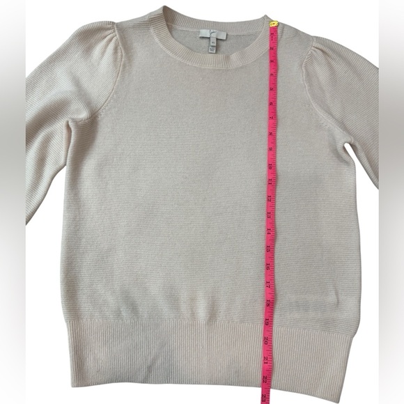 JOIE Noely Wool Cashmere Women’s Crew Neck Ivory Sweater Size XS - Picture 6 of 9